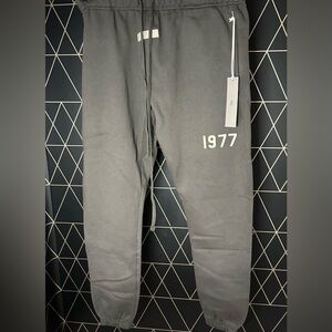 Essentials Charcoal Joggers with 1977 Design